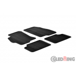 Original Gledring Passform Fußmatten Gummimatten 4 Tlg. - Fiat Linea 2007 ->